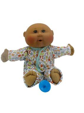 CPK Baby Doll Brown 2004 Play Along Baby Doll Outfit Pacifier